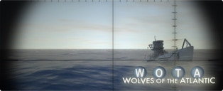 WOTA Wolves of the Atlantic - U-Boat sim - Type VII uboat on surface - better watch out for the task force